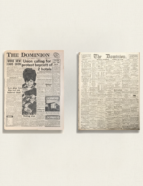 DOMINION newspaper detail image